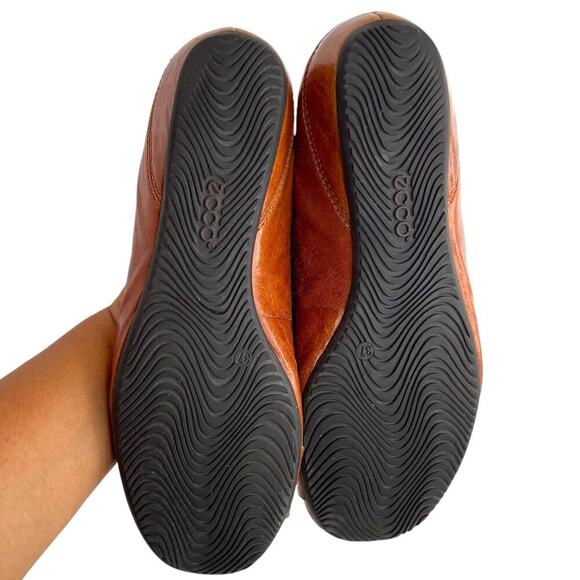 ecco Leather Flats in cognac Women's Size 37 = 6 - 6.5 U.S. sizes - Picture 6 of 8